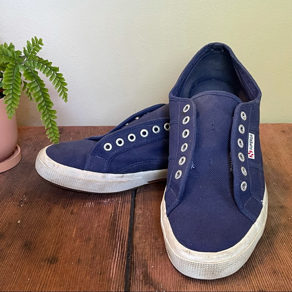 SUPERGA Canvas Sneakers Size 46